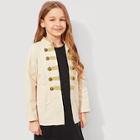 Shein Girls Double Button Pocket Front Jacket