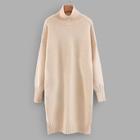 Shein Drop Shoulder Slit Hem Sweater Dress