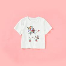 Shein Girls Cartoon Print Tee