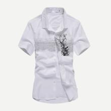 Shein Men Tree Print Tee