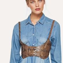 Shein Faux Leather Harness Belt