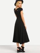 Shein Cutout Knot-back Long Dress