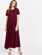 Shein Hanky Hem Tent Dress With Hidden Pocket