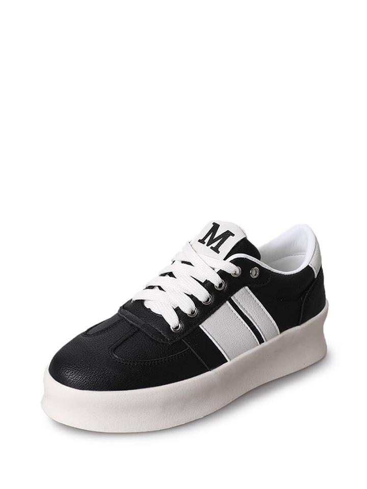 Shein Two Tone Flatform Sneakers