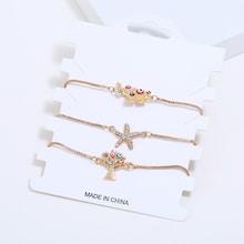 Shein Tree & Fishstar Bracelet Set 3pcs