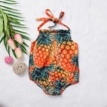 Shein Girls Baby Girl Pineapple Print Swimsuit