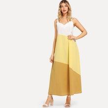 Shein Color Block Sweetheart Shell Dress