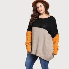 Shein Plus Cut-and-sew Oversized Jumper