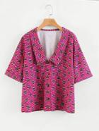 Shein Seamless Pattern Shirt