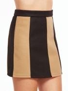 Shein Color Block Zipper Back Skirt