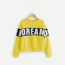 Shein Girls Letter Print Pullover