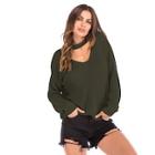 Shein Choker Neck Solid Jumper