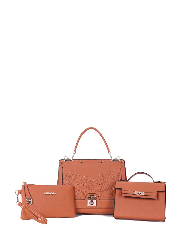 Shein Twistlock Satchel Bag Set 3pcs