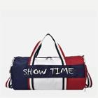 Shein Slogan Patch Bowling Bag