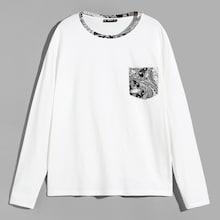 Shein Men Pocket Patched T-shirt