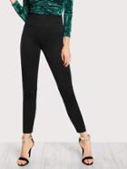 Shein Wide Waistband Solid Leggings