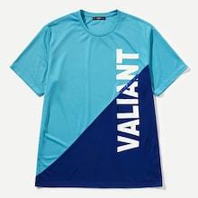 Shein Men Cut And Sew Letter Print Tee