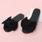 Shein Bow Detail Flat Sandals