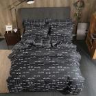 Shein Eyelash & Striped Print Sheet Set