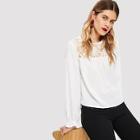Shein Contrast Contrast Solid Top