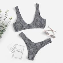 Shein Random Dot Print Bikini Set
