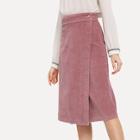 Shein Wrap Corduroy Pencil Skirt