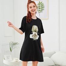 Shein Girl Print Night Dress