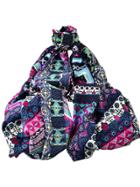 Shein Purple New Arrival Printed Cotton Soft Wide Scarf For Ladies