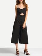 Shein Cutout Wide Leg Cami Jumpsuits