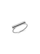 Shein Silver Plated Geometric Smooth Design Ring