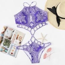 Shein Open Back Caged Swimsuit