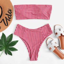 Shein Gingham Bikini Set