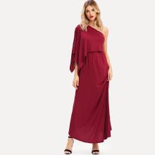 Shein One Shoulder Tiered Dress