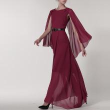 Shein See Through Cape Chiffon Dress