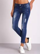 Shein Ripped Bleached Denim Pants
