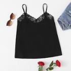 Shein Lace Contrast Cami Top