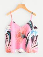 Shein Feather Print Cami Top