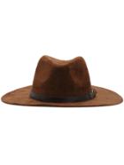 Shein Khaki Leather Buckle Hat