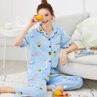 Shein Fruit Print Button Up Pajama Set