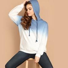 Shein Plus Ombre Hoodie