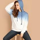 Shein Plus Ombre Hoodie