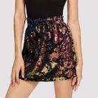 Shein Flare Sequin Skirt
