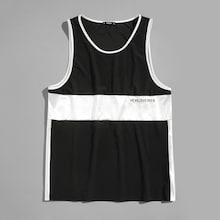 Shein Men Color Block Shell Top