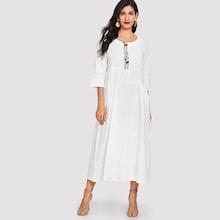 Shein Contrast Longline Dress