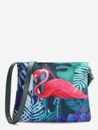 Shein Bird Pattern Casual Shoulder Bag