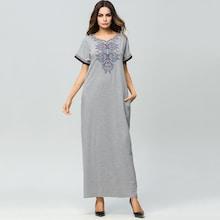 Shein Graphic Embroidered Tassel Detail Dress