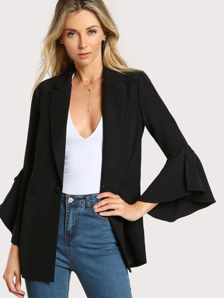 Shein Bell Sleeve Blazer