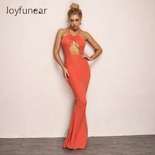 Shein Slit Hem Halter Backless Dress