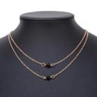 Shein Double Layered Delicate Chain Necklace