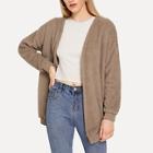 Shein Drop-shoulder Teddy Coat